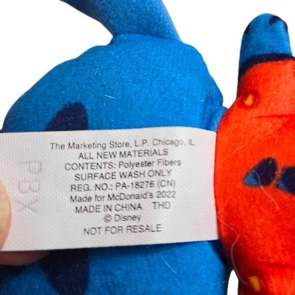 Disney Stitch Experiment 626 Stitch #2 2022 McDonald's Happy Meal Toy  4" - Picture 4 of 4